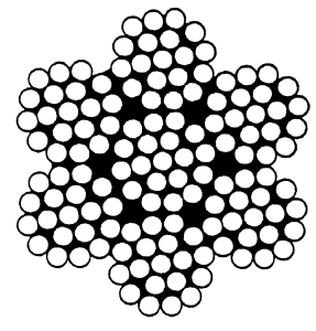 nerezov� lano 1 x 19