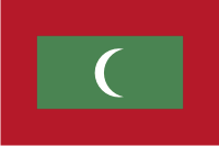 Sttn vlajka Maledivy