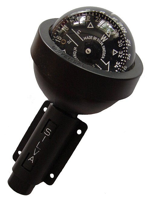 SILVA 70UN - Palubní kompas se dvěma držáky